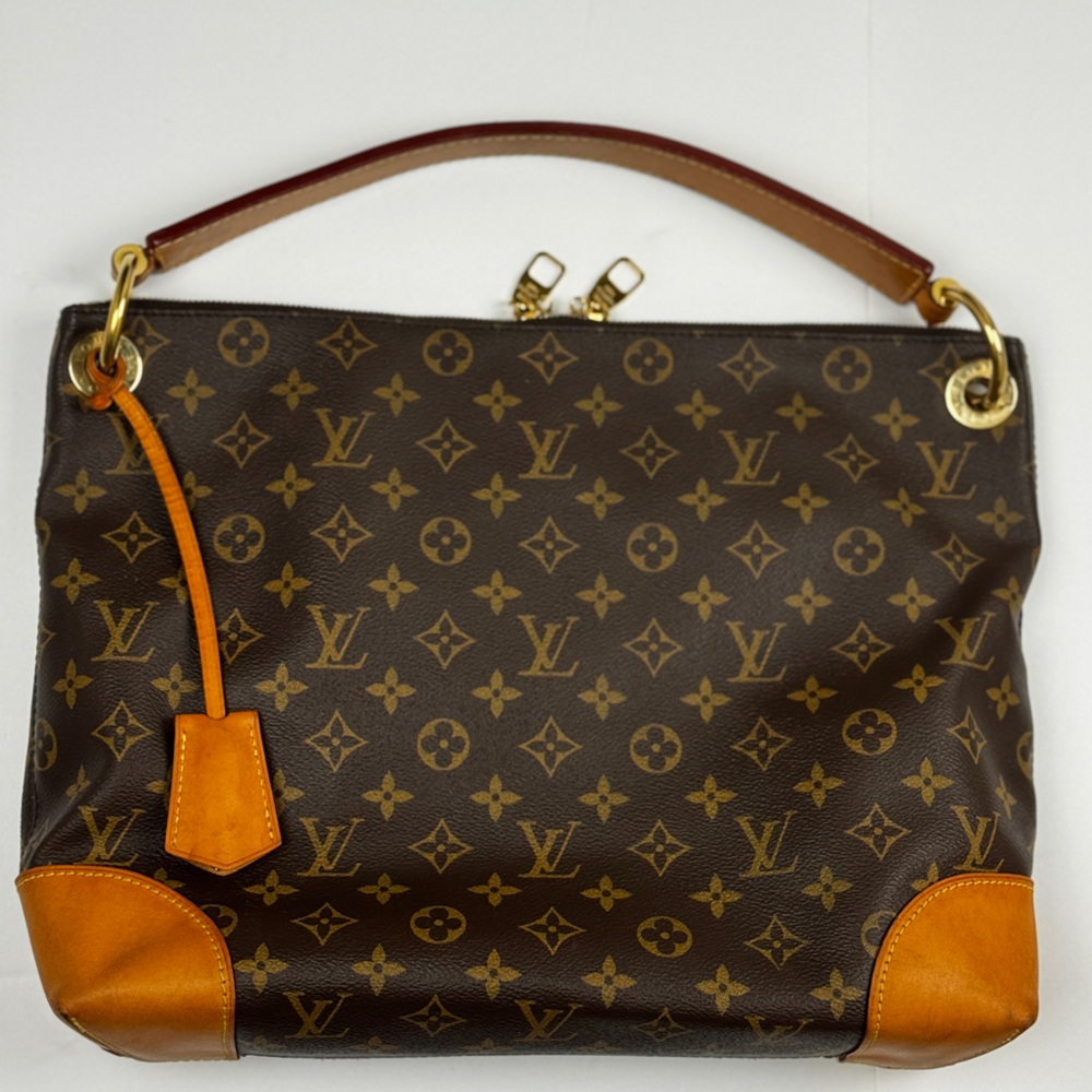 Louis Vuitton PM Berri Shoulder Bag Brown Canvas Monogram Authentic - Picture 8 of 16